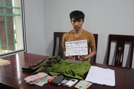 Nam thanh niên thất nghiệp giả danh công an để chiếm đoạt tài sản