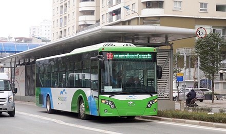Hà Nội thí điểm cho buýt thường chạy chung làn buýt nhanh BRT trong 6 tháng