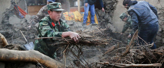 Động đất tại Trung Quốc, hơn 9.200 người sơ tán khẩn