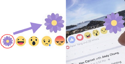 Bất ngờ với lí do Facebook cho ra nút reaction “thả hoa”