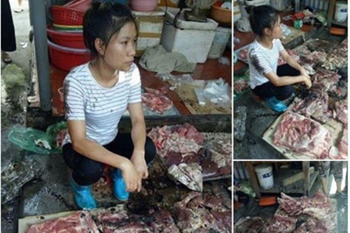 Vụ thịt lợn bị hắt dầu luyn: Người nhà 2 người hắt chất bẩn đến xin lỗi chị Xuyến