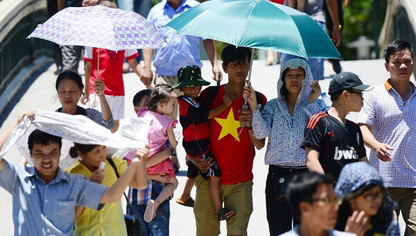 Cảnh báo Bắc Bộ tăng nhiệt, Quốc tế thiếu nhi (1/6) nắng nóng trên 40 độ C