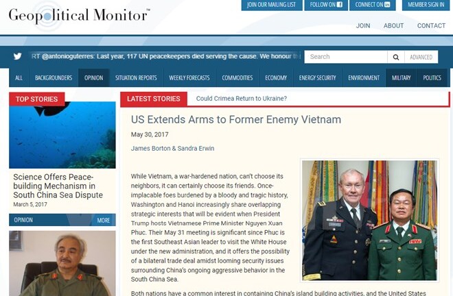 Gác lại quá khứ, Việt Nam-Mỹ mở rộng hợp tác an ninh quốc phòng