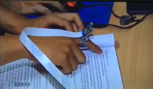 Việt Nam chế tạo nhẫn đọc giúp người khiếm thị