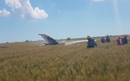 Tiêm kích MiG-21 của không quân Romania bị rơi