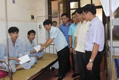 Lò luyện thép Thái Nguyên phát nổ, 4 công nhân bị thương nặng