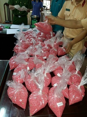 Phá chuyên án ma túy xuyên quốc gia, thu giữ 300.000 viên hồng phiến