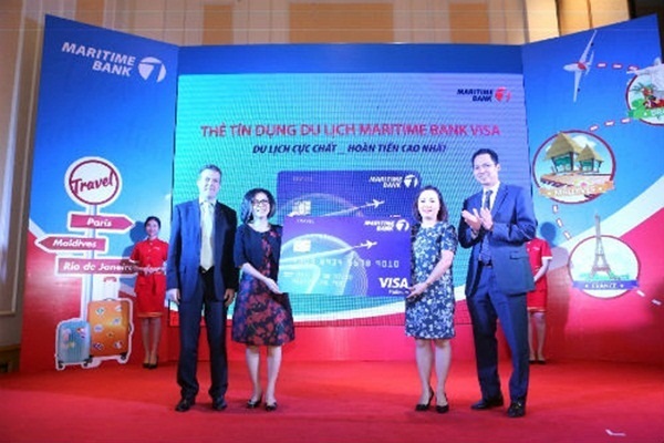 Thẻ tín dụng Du lịch Maritime Bank Visa: Du lịch chất, hoàn tiền cao