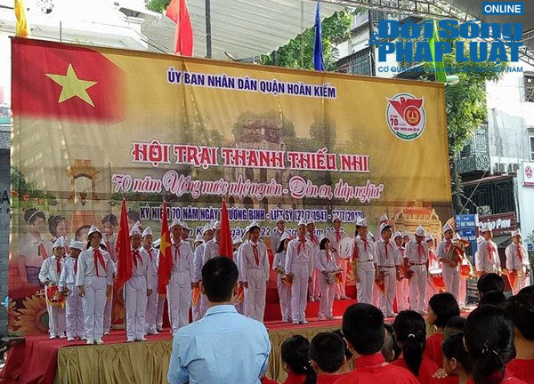 Hội trại thanh, thiếu nhi quận Hoàn Kiếm: Uống nước nhớ nguồn – Đền ơn đáp nghĩa
