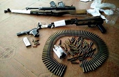 Bắt quả tang đôi vợ chồng mở xưởng sản xuất vũ khí ngay tại nhà