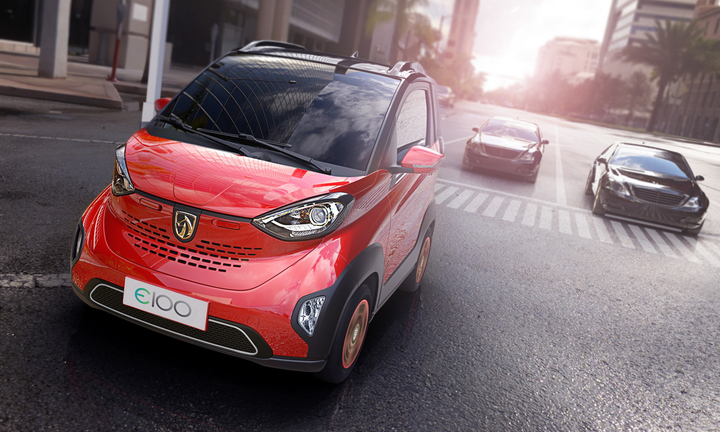 Cận cảnh ôtô điện giá hơn 100 triệu đồng