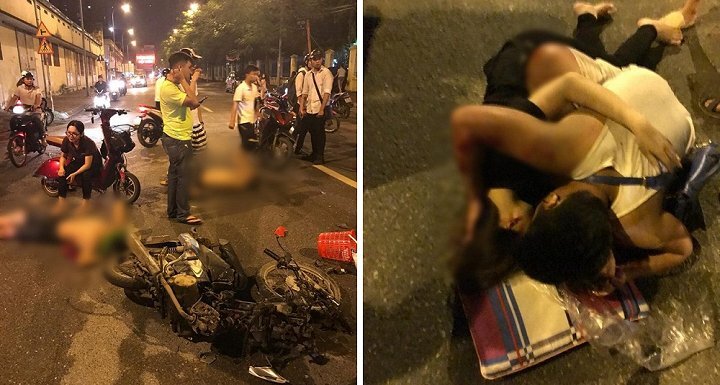 “Ma men” đâm bà bầu, 4 người nhập viện cấp cứu