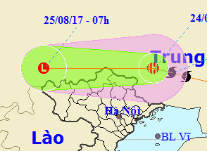 Bão số 6 suy yếu thành áp thấp nhiệt đới
