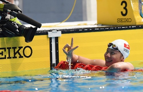 Ánh Viên đoạt HCV thứ 8, tiếp tục phá kỷ lục SEA Games