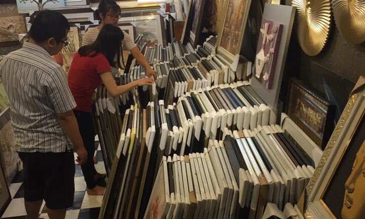 Vén màn thị trường tranh giả: Bí mật tại các phố tranh nhái giữa Thủ đô (Kỳ 1)