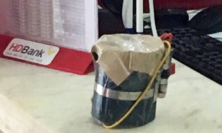 Vụ cướp ngân hàng HDBank: Tên cướp dùng trái nổ tự tạo