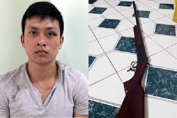Thanh niên 9X vác súng hoa cải bắn trọng thương 