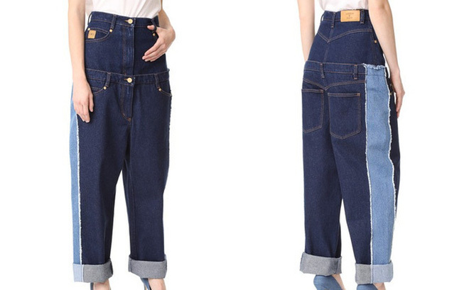 Mặc dù có giá tới 16 triệu đồng cùng thiết kế khá lạ đời, thế nhưng chiếc quần bò gây ảo giác này vẫn “cháy hàng”