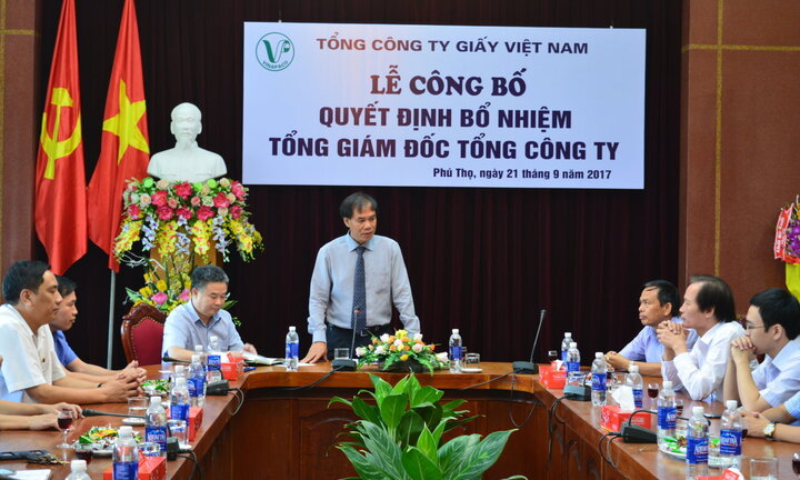 Tổng công ty Giấy Việt Nam bất ngờ thay Tổng giám đốc