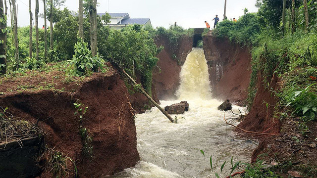 Hồ chứa hơn 4 triệu m3 nước ở Bà Rịa - Vũng Tàu có nguy cơ vỡ 