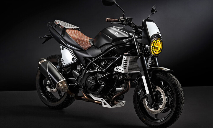 Suzuki SV650 lột xác theo phong cách scrambler hiện đại