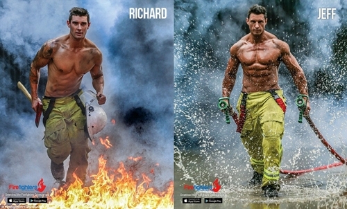 Chị em phát cuồng với bộ ảnh lịch từ thiện của lính cứu hỏa