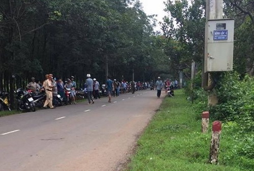 Phát hiện người đàn ông tử vong bất thường trong rẫy cao su