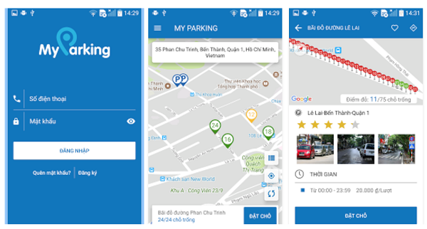 TP. Hồ Chí Minh thu phí đậu xe qua điện thoại thông minh