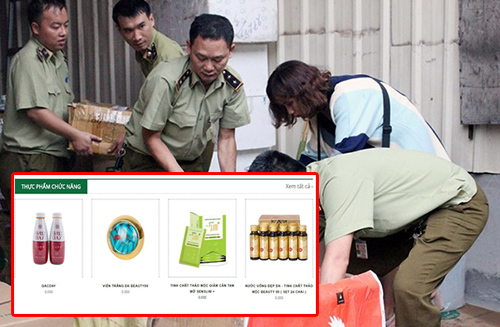 Thu giữ hàng chục nghìn sản phẩm TPCN không rõ nguồn gốc của Công ty TNHH Thiên nhiên TS Việt Nam