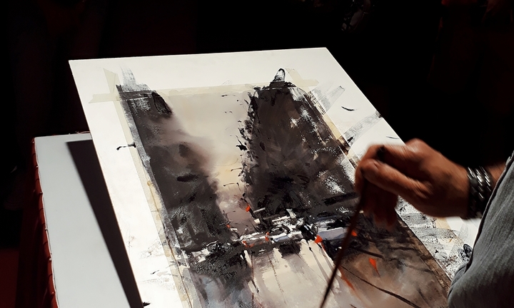 Mãn nhãn với kỹ nghệ vẽ tranh màu nước của họa sĩ Alvaro Castagnet