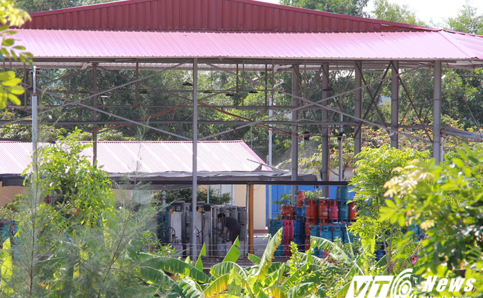 Địa điểm của Công ty chiếm giữ vỏ bình gas trái phép nằm trong 