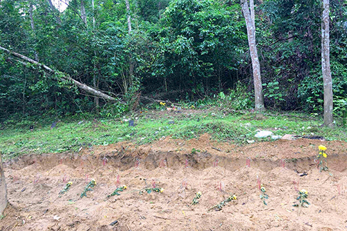 Xử phạt doanh nghiệp bí mật chôn 29 ngôi mộ vào đất của dân