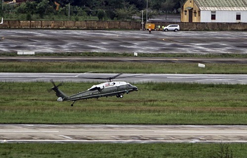 Trực thăng Marine One của Tổng thống Mỹ có màn bay thử ấn tượng tại Đà Nẵng