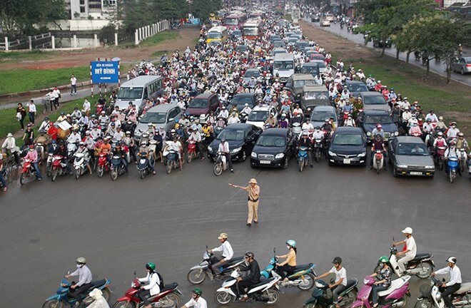 Hà Nội phân luồng giao thông phục vụ APEC 2017
