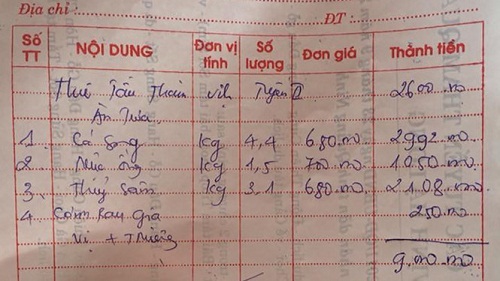 Kiểm tra thông tin bữa ăn có giá 8 triệu đồng trên vịnh Hạ Long