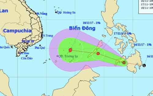 Áp thấp hướng thẳng Nam Bộ, Hà Nội nắng nóng trước khi rét 15 độ