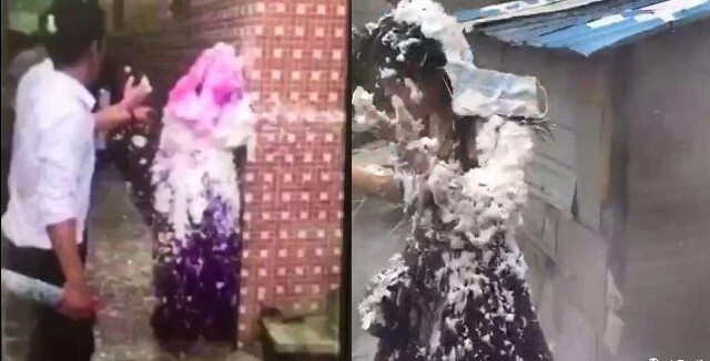 Trò đùa quá trớn của phù rể đối với phù dâu ở đám cưới