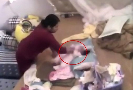 Gia đình bé gái bị bạo hành 