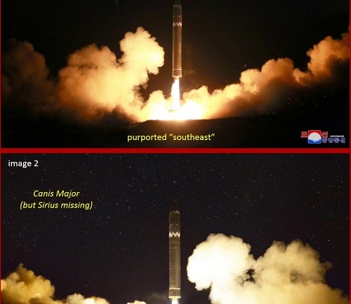 Chuyên gia nghi ngờ Triều Tiên chỉnh sửa ảnh phóng tên lửa Hwasong-15