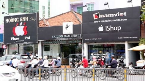Các cửa hàng sử dụng trái phép logo của Apple sẽ bị xử phạt