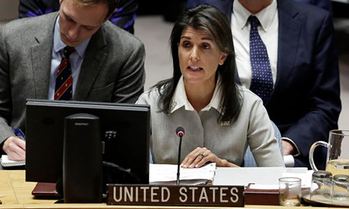 Liên Hợp Quốc cô lập Mỹ sau tuyên bố về Jerusalem