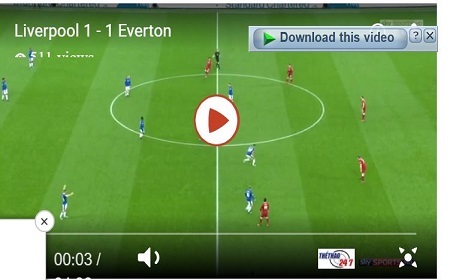 Everton cầm hòa Liverpool nhờ bàn thắng của Rooney
