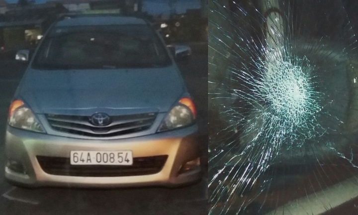 Khởi tố nam thanh niên đập vỡ kính chắn gió ôtô sau va chạm giao thông