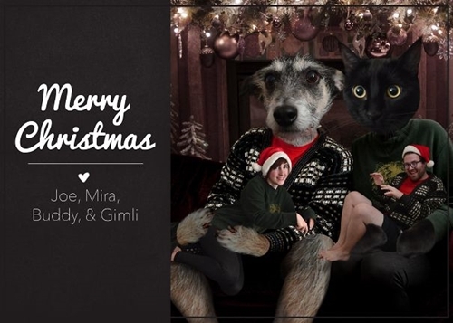 Trào lưu tự làm thiệp giáng sinh vui nhộn gửi cho bạn bè người thân