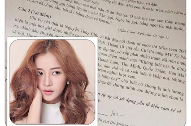 Đưa Chi Pu vào đề thi học kỳ: Giáo viên giải thích như thế nào?