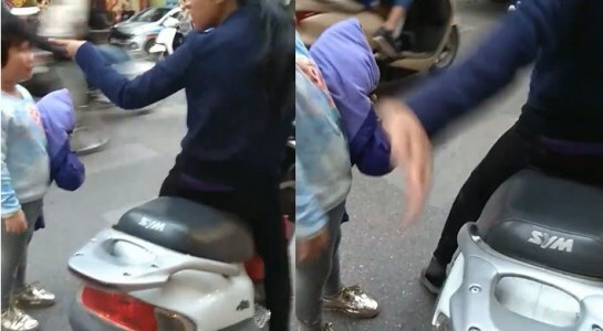 Clip người mẹ vừa mắng vừa tát con giữa ngã tư đường Hà Nội gây bức xúc