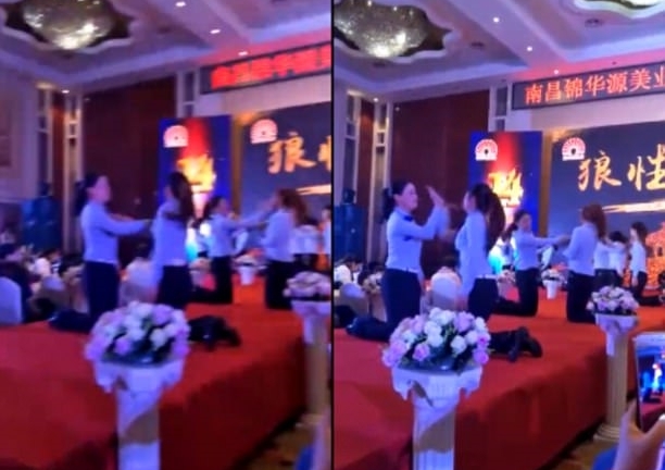 Chuyện thật như đùa: Công ty buộc nhân viên tát nhau để 