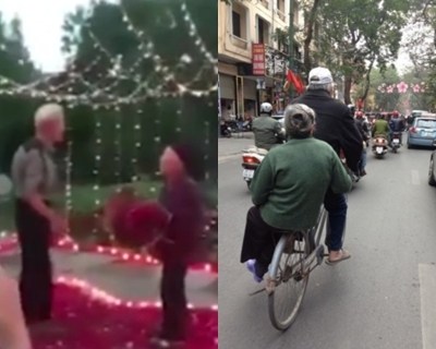 Những pha tỏ tình của các cụ ông cụ bà 