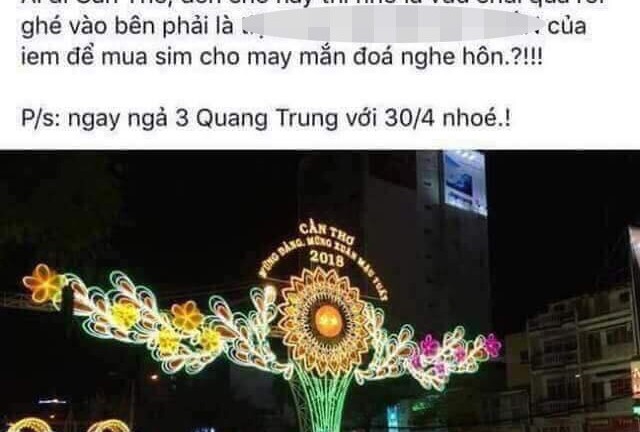 Người đăng ảnh cổng chào đón Xuân cùng chiếc quần lót: Phớt lờ giấy mời của thanh tra