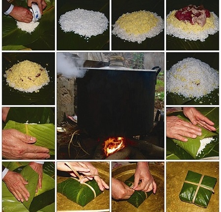 Bí quyết để có bánh chưng ngon thắp hương ngày Tết